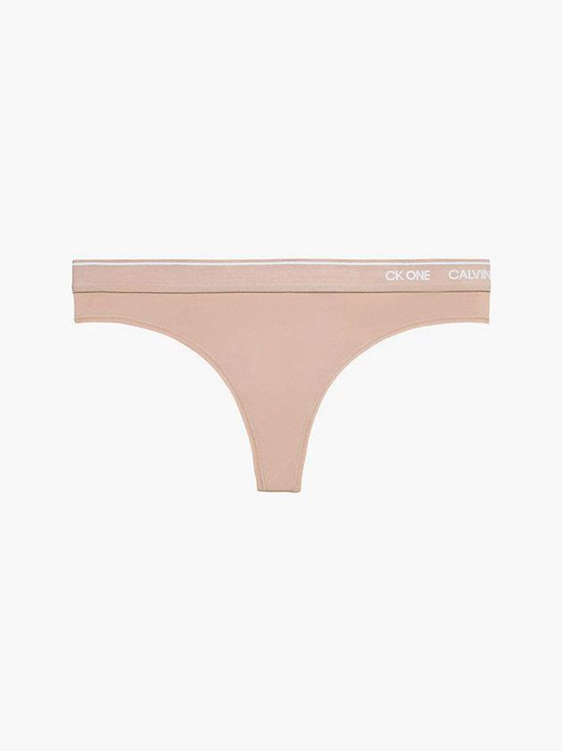 Calvin Klein USA CK One Womens Thong Pink 3015482-GR